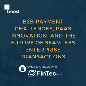 B2B payment challenges, PaaS innovation, and the future of seamless enterprise transactions